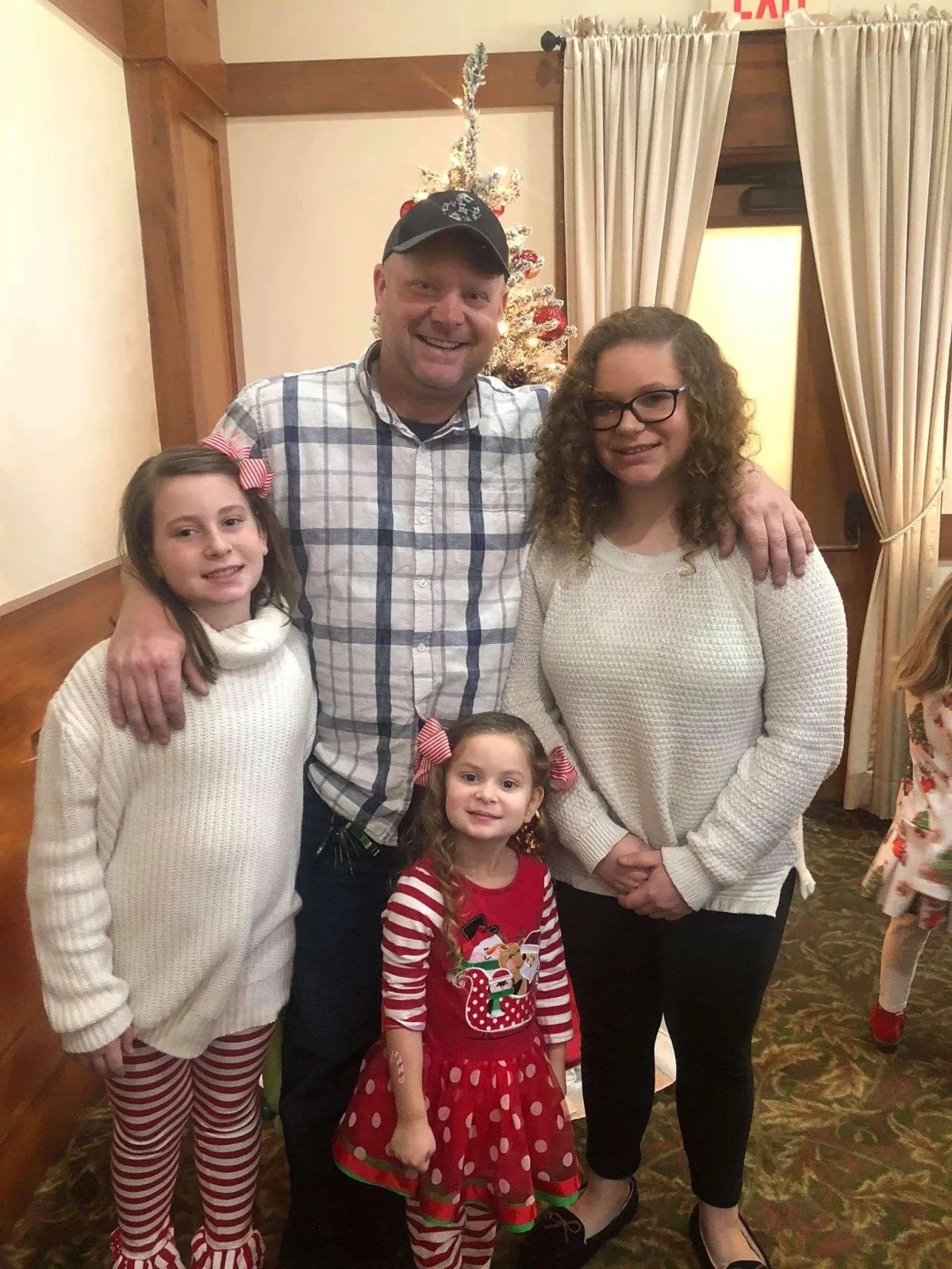 Tommy Terry with his family